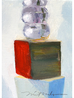 Blacks & Vase by Mary Mitsuda