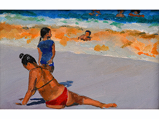 Sunny Day at the Beach by Burton  Uhr