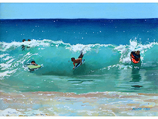 Magic Sands Surf Riders by Marilyn Wear