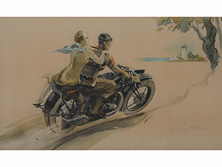 2 on Motorbike by Geo  Ham