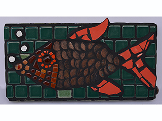Green Orange Fish by Allana Coffee