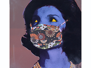 Jackie in Mask by Joshua Peters