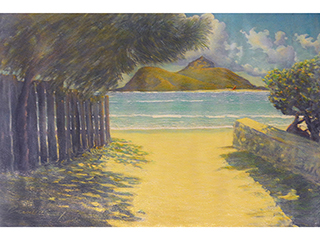 Beach Path Lanikai by Russell Lowrey