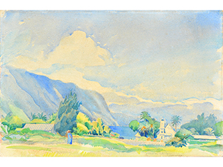 Kalaupapa by Robert Lee Eskridge (1891-1975)