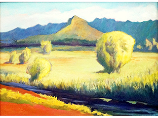 Mt. Olomana, Great Kawainui Marsh by Warren Stenberg