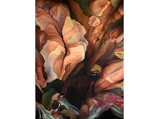 Cyclic (middle panel) by Lauren Calkins